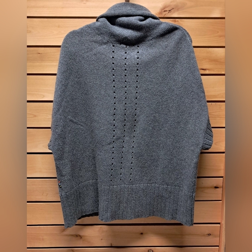 Smartwool Merino Wool Crestone Poncho Sweater XS - Picture 2 of 6